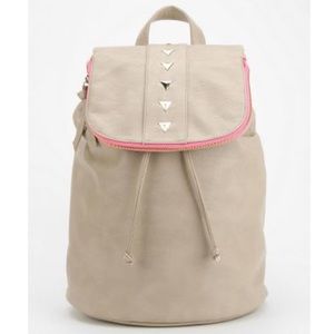 Faux Leather Backpack